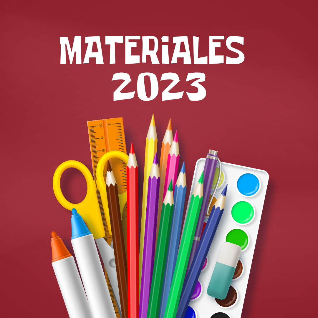Lista de materiales de primaria (Inglés)