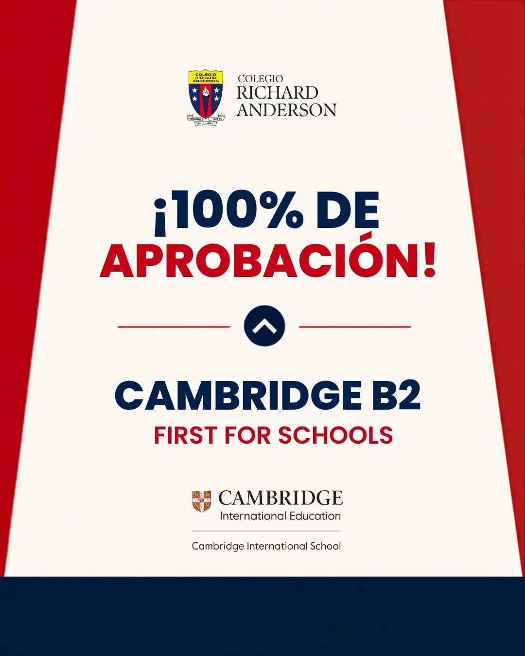 Estamos muy orgullosos del alto nivel de resultados en nuestros exámenes de First for Schools de